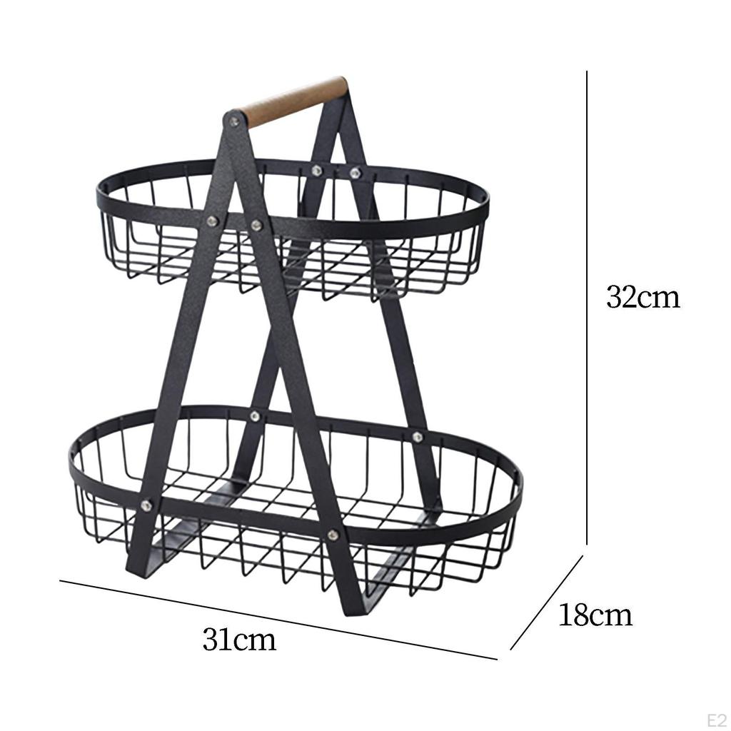 , Подставка для фруктов, 2 уровня, Корзина