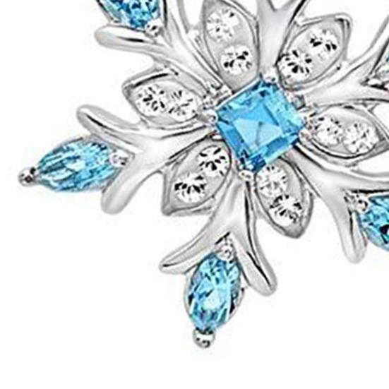 Женское ожерелье с подвеской в виде снежинки, ювелирные изделия, стильное женское ожерелье с подвеской для улицы