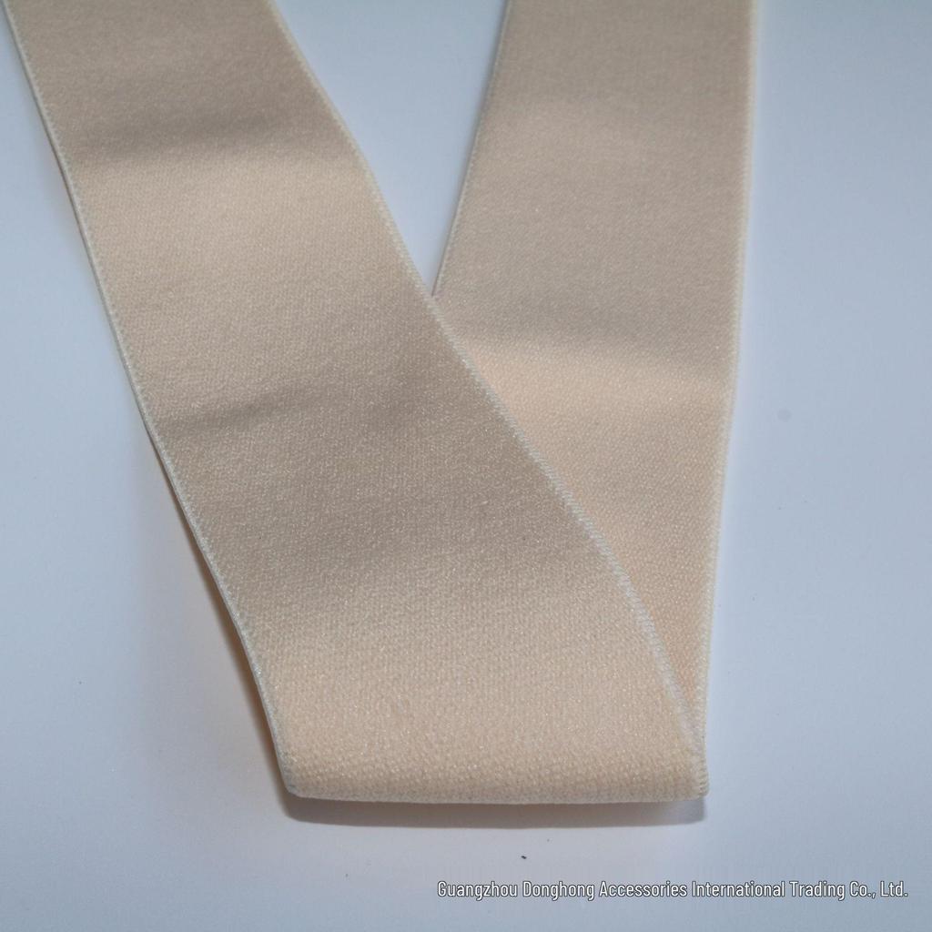 High-Elastic Polyester Imitation Nylon Band for Waistbands and Skirts