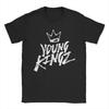 Футболка Myke Towers Young Kingz Мужская Хлопковая Винтажная Футболка Круглый Вырез Певец 2025 Тур Футболки Короткий Рукав Мерч Большой Размер