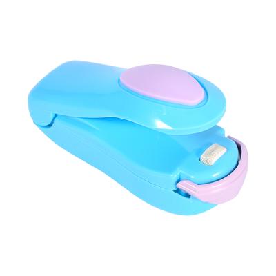 Handy Food Sealer Мини Портативная Машина Для Запечатывания Термосварки Синий