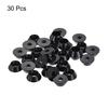 uxcell M4 Cone Cup Washer, Anodized Aluminum Gasket, Cup Head Washer, for Screws, RC/FPV/PC/Drone/Machine Accessories, Model Parts, 30pcs (Black)