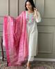 Women Top Tunic Designer Kurta Pant Dupatta Set Indian Bollywood Kurti Salwar Suit Dress