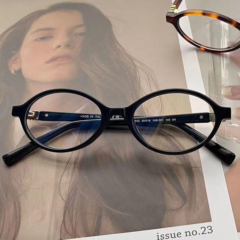 5pcs Oval Frame Reading Glasses For Women Men Black Leopard Color Anti Blue Light Presbyopic Glasses With Grade +1.0 To +4.0