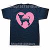 Funny Chihuahua Art Heart Dog Lover Valentines Day Graphic Tshirts Fashion Casual Tshirt 100 Cotton Loose Oversized T Shirt