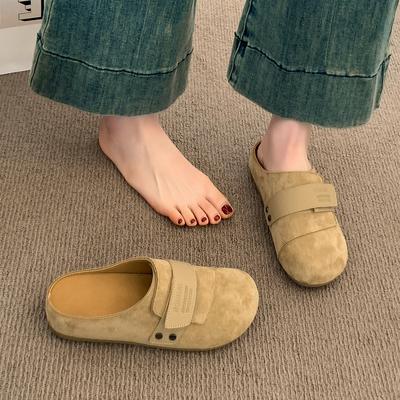 Бокен полутапочки Весна Бокен обувь женская на одну ногу Шлепанцы