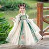 Qiz Hanfu qadimiy kostyum bolalar Xitoy uslubi kichkina qiz kiyimi Tang liboslari malika yubka milliy kostyum bolalar