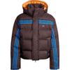 Adidas Originals 70S FW24 Premium Puffer Jacket Striped Design Warm Sports Fashion Versatile Hooded Zipper Long Sleeve Down Jacket Men Jacket JL9556