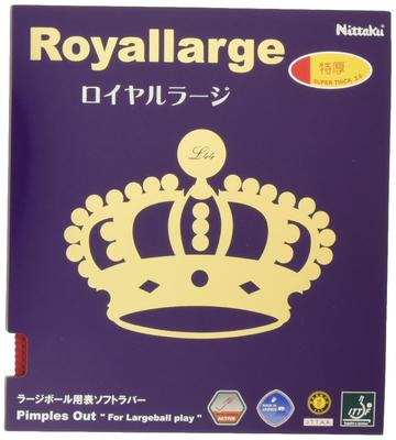 Накладка для настольного тенниса Nittaku Royal Large Large Ball Speed Red Extra Thick NR-8559