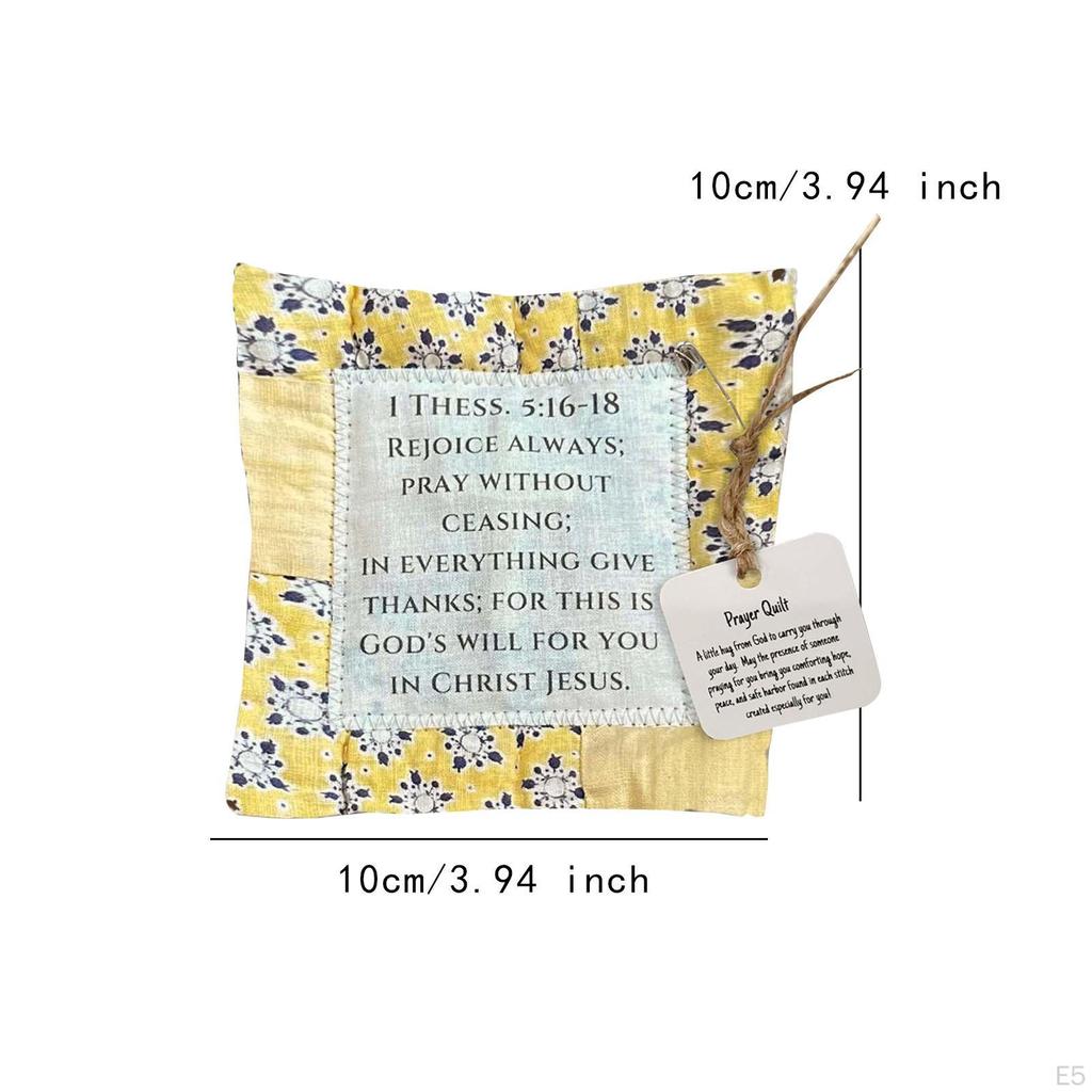 Cross Inside Prayer Quilt for Holiday Decor And Gift