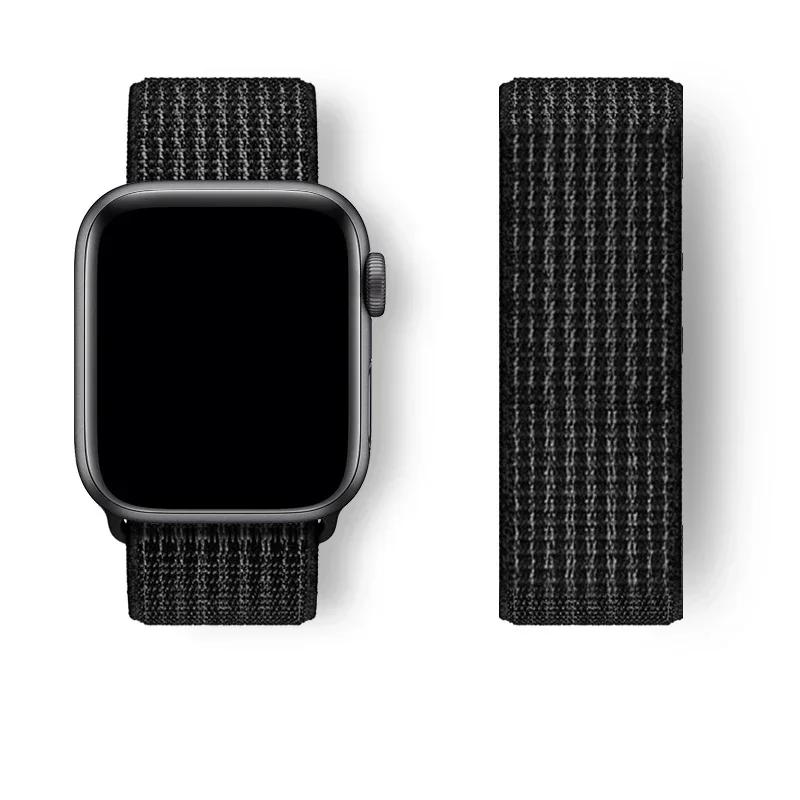 Nylon Sport loop Strap For Apple Watch Band 44mm 42/40mm 45mm 38/41mm pride Bracelet iwatch Ultra2 49mm Series 9 8 se 7 6 5 4 3
