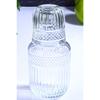Glass Delicate Bedside Jug With Glass 650 Ml