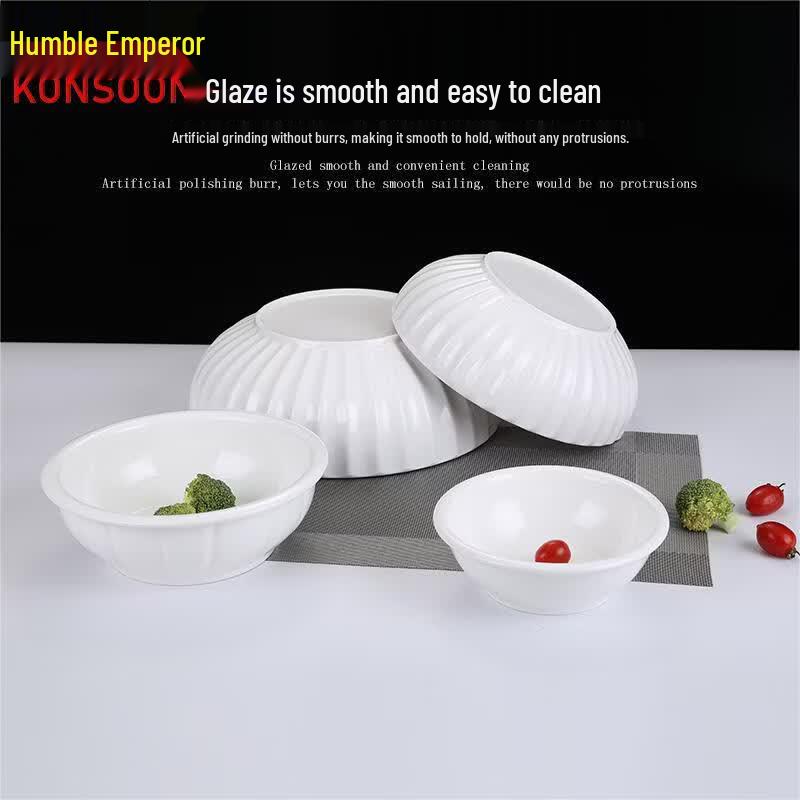 Lotus Leaf Ceramic Soup Bowl