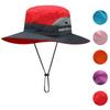 Женские широкополые шляпы с защитой от ультрафиолета - охлаждающая сетчатая шапочка с отверстием для хвоста, складная дорожная шляпа для рыбалки на открытом воздухе