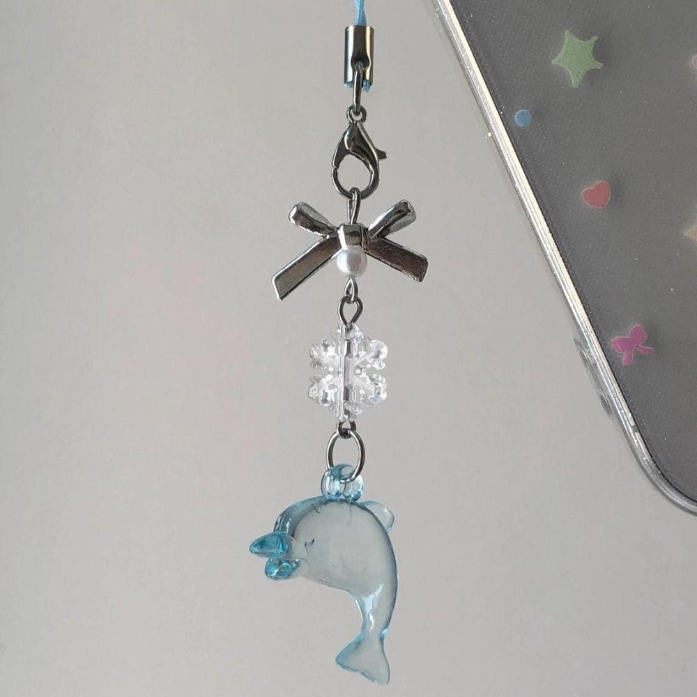 Rabbit Mobile Phone Lanyard Anti-loss Cell Phone Strap Phone Rope Bead Phone Chain Telephone Decor