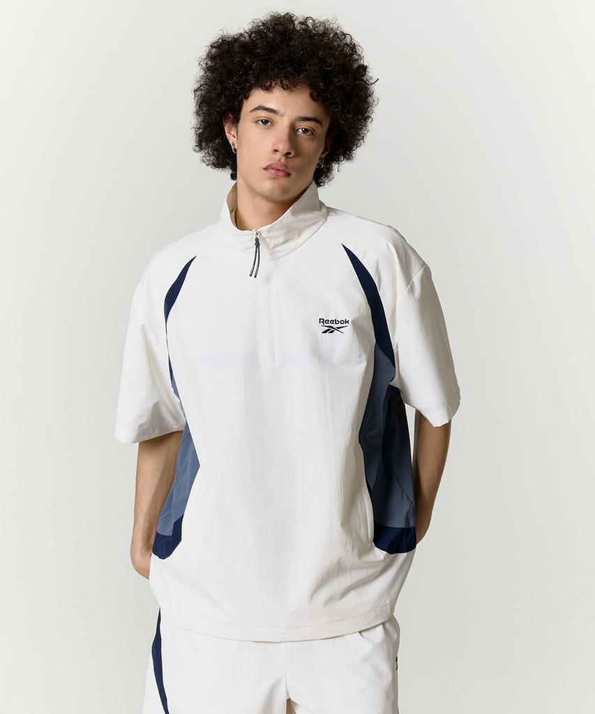 Reebok Анорак Ellipse с коротким рукавом - Белый
