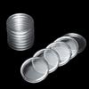 10pcs/lot Plastic Coin Holder Transparent Acrylic Small Circular Box Coin Protection Box