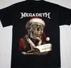 С Рождеством Группа Megadeth Хлопковая Черная Футболка S-5XL TT605 Унисекс Футболка