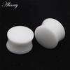 Alisouy Pair Saddle Acrylic Ear Plugs Tunnels Piercigns Plug Ear Expanders Stretchers Earring Gauges for Men Women Body Jewelry