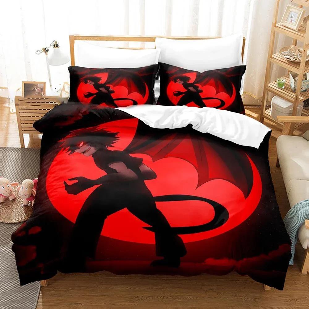 Anime Devilman Crybab Comfortable Duvet Quilt Cover Pillowcase Bedding Set Children Bedroom Decoration Home Textile