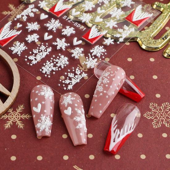 Модная наклейка для дизайна ногтей 5D стереоскопические аксессуары DIY маникюр