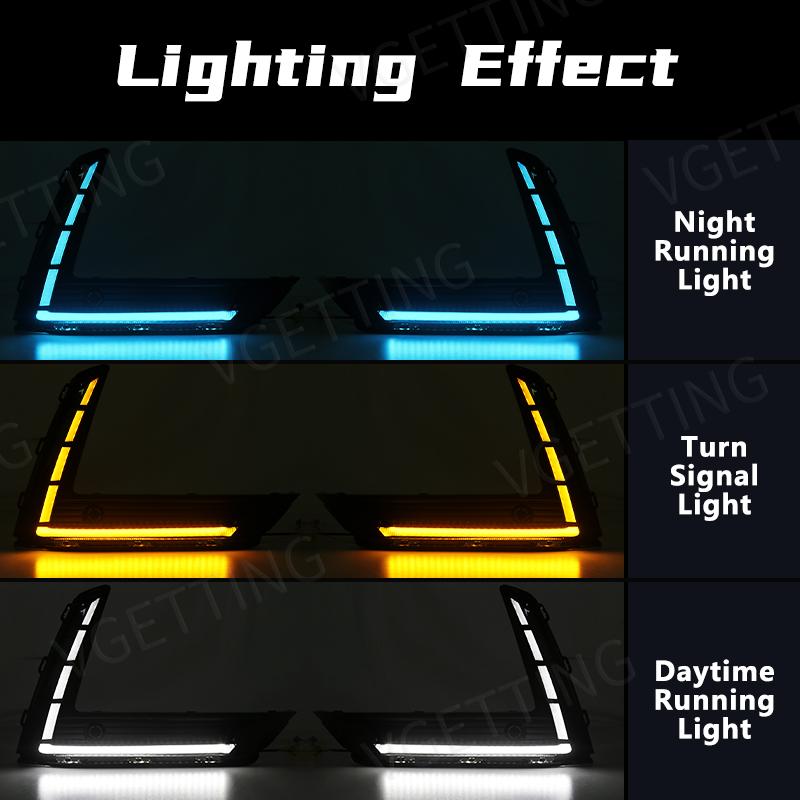 Для Honda CRV CR-V 2025 светодиодные дневные ходовые огни DRL дневные ходовые огни динамические поворотные противотуманные фары белые желтые синие автомобильные аксессуары