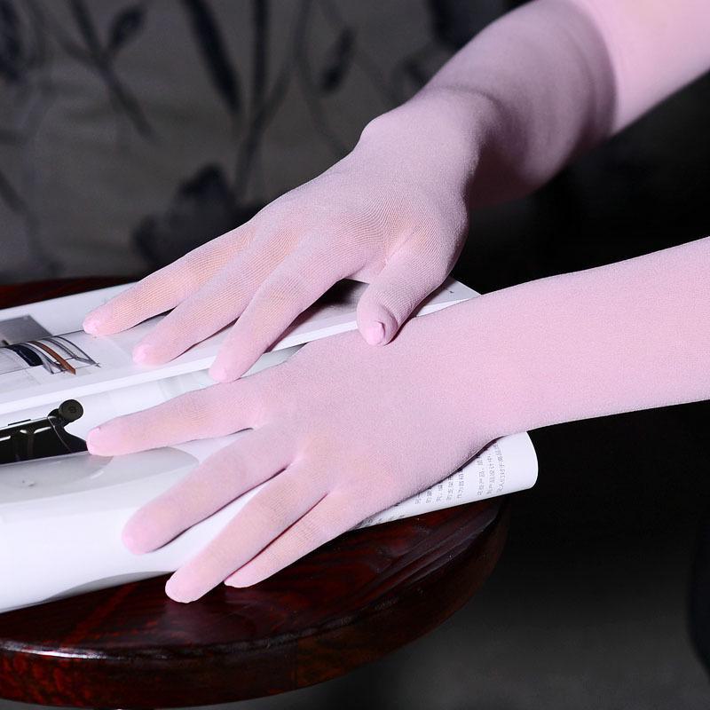 Ультратонкие бесшовные чулки Qinghe с пятью пальцами: Антибактериальные прозрачные перчатки для мужчин и женщин, идеально подходят для невест.