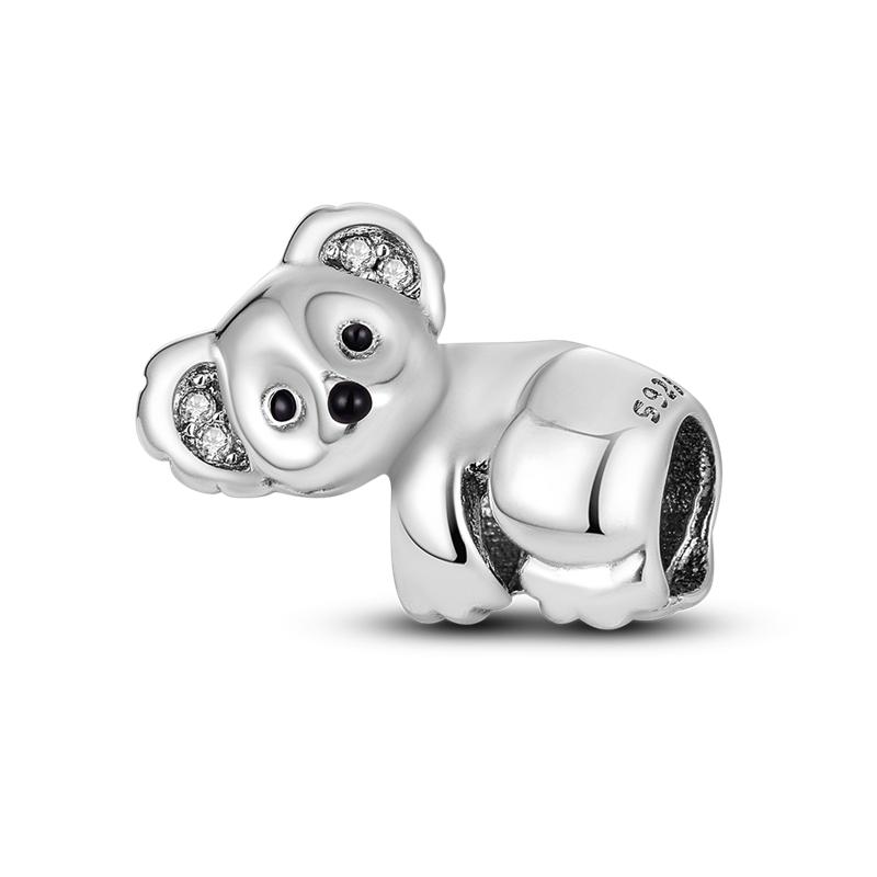 Мода 925 Серебряные Подвесные Бусины Животных Акулы Подходит Оригинальный Браслет DIY Для Ожерелья Кулона Изготовление Для Женщин