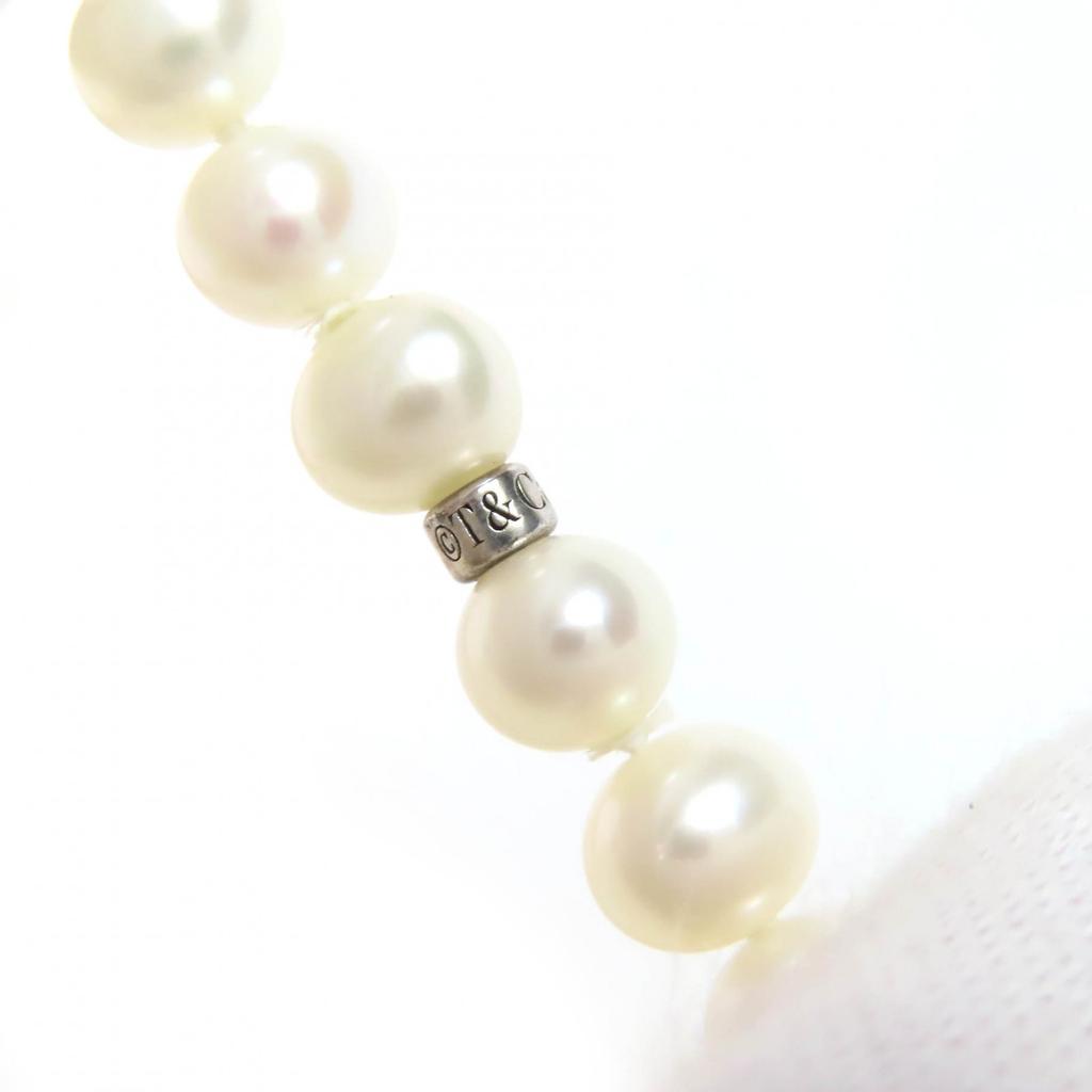 TIFFANY&Co. Necklace Long Pearl Necklace Accessories White System Pearl Women Used