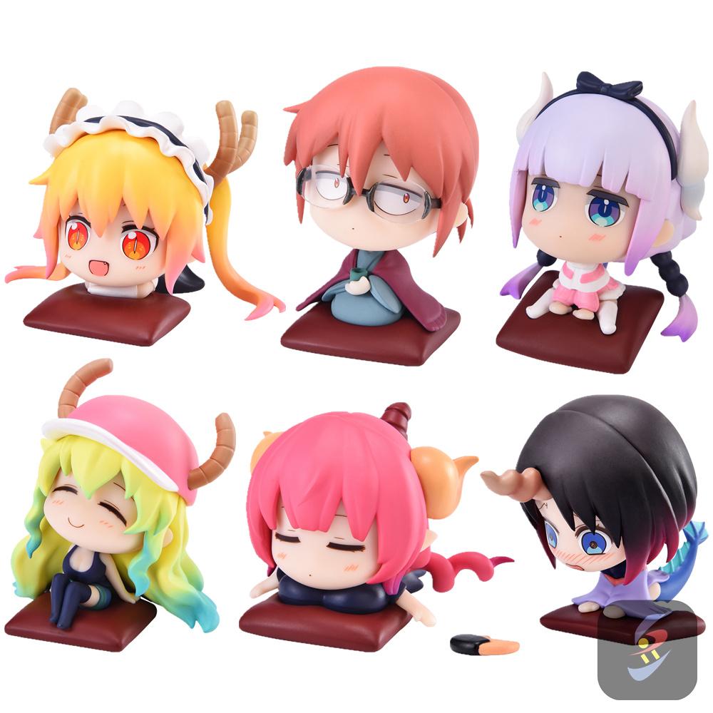 Kobayashi'S Dragon Maid S Q Version Figure Ver. Onsen Trip Trendy Toy Desktop Decoration Ornament Toys Model Festival Gift