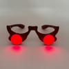Красные светящиеся очки Страшные Косплей Мрачного Жнеца Аксессуары для костюма на Хэллоуин Светящиеся очки Очки Вечеринка