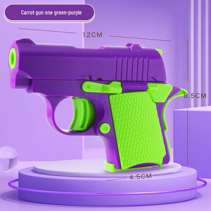 3D-печатная игрушка-редиска-пистолет в стиле TikTok: Пистолет Cub 1911 для снятия стресса