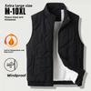 Men's Plus Size Down Cotton Vest Autumn Winter Warm Vest Fleece Couple Outfit New Casual Sleeveless Jacket