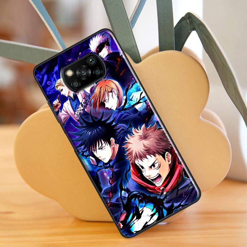 Чехол с аниме Jujutsu Kaisen для Xiaomi Mi 11 Lite 9T 10T 11T Pro POCO X3 Pro X3 GT F1 F2 F3 M4 M3 Pro, чехол