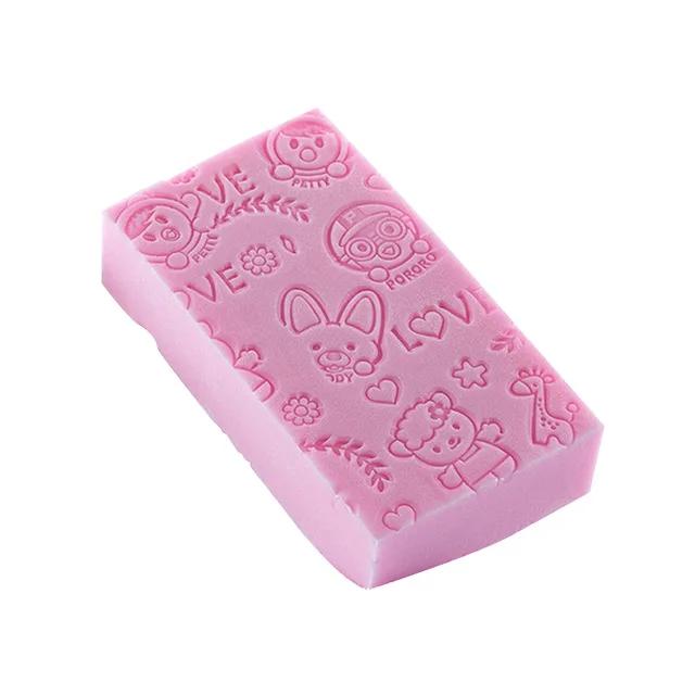 Губка для ванны, средство для удаления омертвевшей кожи, отшелушивающий массажер, очищающая щетка для душа для детей и взрослых