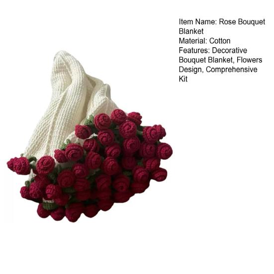 Букет одеяла крючком набор для самостоятельного вязания одеяла с цветами набор для вязания крючком цветочное одеяло набор для творчества подарок для любимых диван диван кровать использование