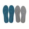 2 пары ортопедических стелек с эффектом памяти для обуви, антибактериальные, дезодорирующие, влагопоглощающие вставки, спортивные стельки для бега