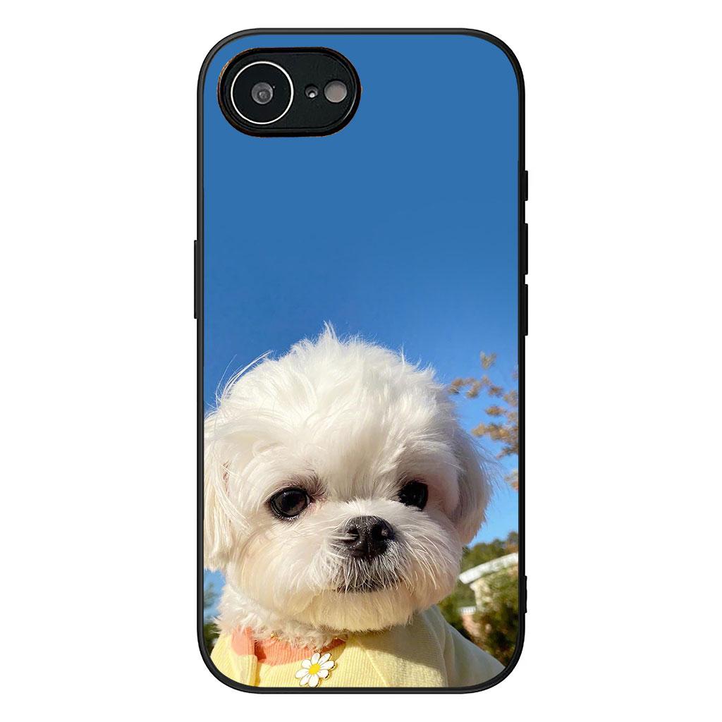 Cover for Samsung Galaxy A36 A17 A26 A07 A35 A54 A53 A13 A33 A34 S8 S9 S20 S21 FE S10 Plus Phone Case Pet Bichon Frise White Dog