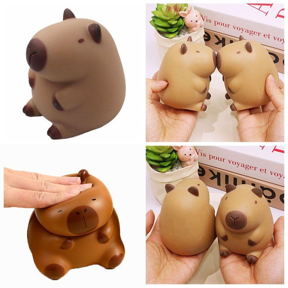 TPR Capybara Squeeze Toy Коричневые декомпрессионные игрушки Подарочные сжимаемые игрушки для взрослых