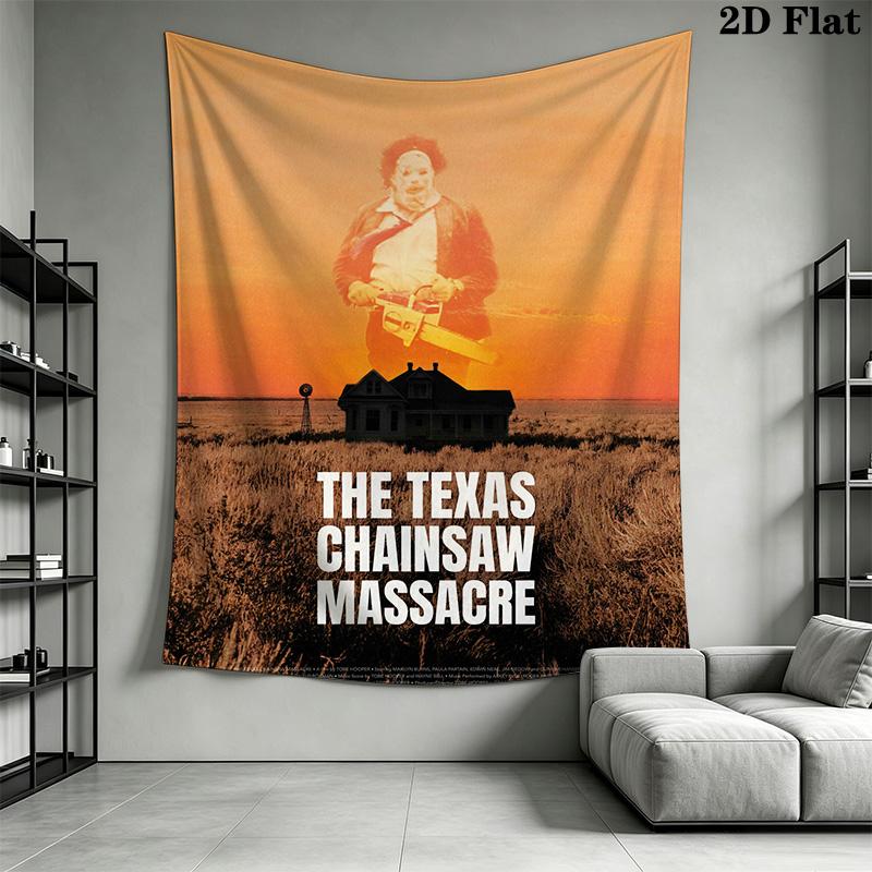 The Texas Chain Saw Massacre Pattern Home Decor Tapestry, Wall Hanging, Decorative RV Wall Cloth.NGT0928253