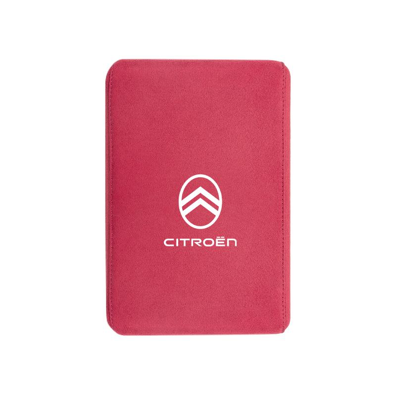 WSAU4 Car Armrest Box Heighten Pad Suede Arm Rest Cushion For Citroen C4 C3 C5 C5X e-C4 X e-C3 C-Elysee Berlingo C1 C6 C2 C-Crosser