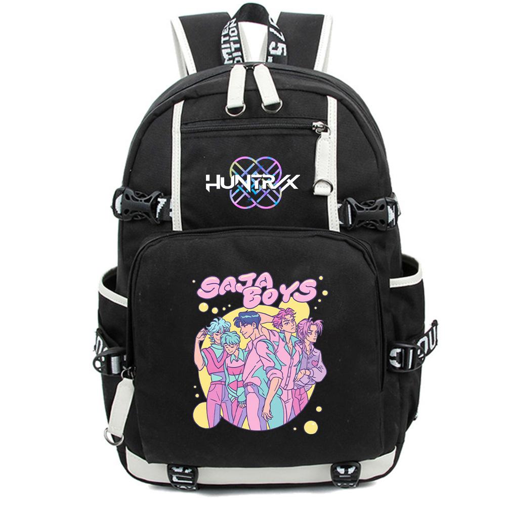 Anime K-Pop Demon Hunters Backpack Large Capacity Bookbag Laptop Unisex Student Boy Girl School Bag Large Capacity Travel Outdoor Bag Kid Gift Mochila