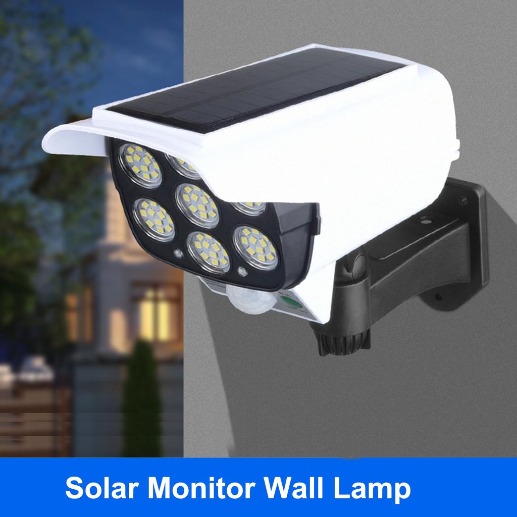 Solar Outdoor Lighting Simulation Garden Lights LED Fake Camera Wall Lights Surveillance