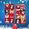 Women's Christmas Cartoon Socks Gift Box - Bright Red Mid-Calf Cotton Socks, Autumn/Winter 3D Design