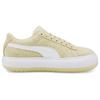 PUMA Suede Mayu Thick Sole Minimalistic Casual Skateboarding Shoes Khaki Women's (Unisex) Skate Shoes 380686 12