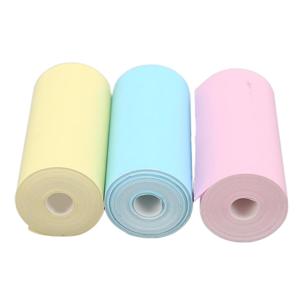 12 рулонов цветной мини-печатной бумаги для мини-термопринтера самоклеящаяся бумага для печати