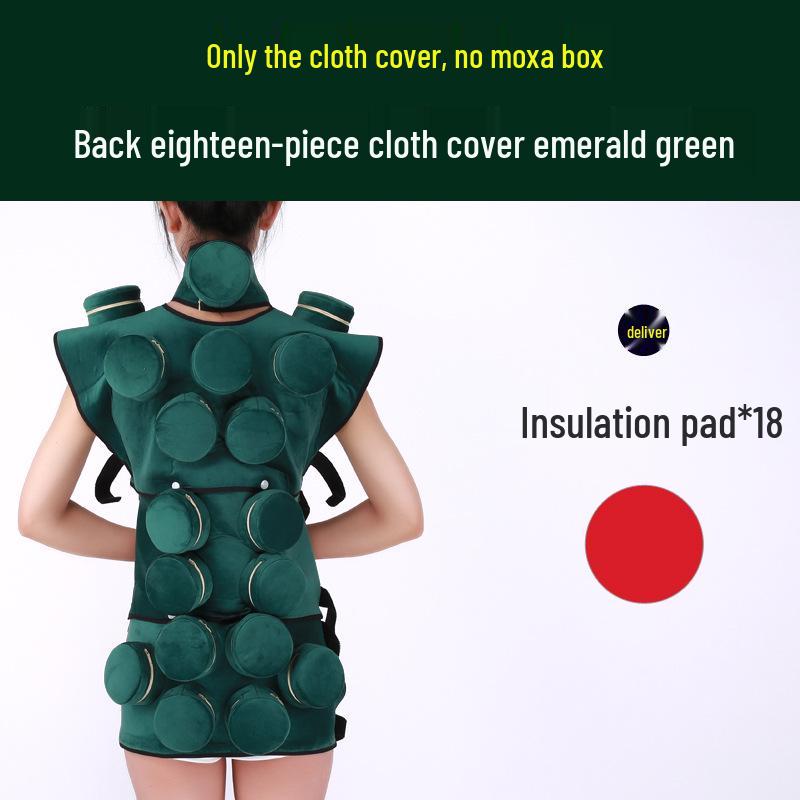 Portable Moxibustion Box with Cloth Cover for Single, Dual, Three, Four, or Six Linked Cans - Ideal for Waist, Dazhui, Neck, and Knee.