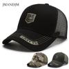 Hat Men's Camouflage Military Hat Fashion Embroidery Mesh Hat Breathable Outdoor Sports Cap Summer Men's Sun Hat Tide
