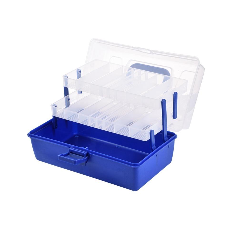 3 Layers Fishing Tackle Storage Box ABS PP Fishing Accessory Box Fishing Tackle Box Sea Fishing