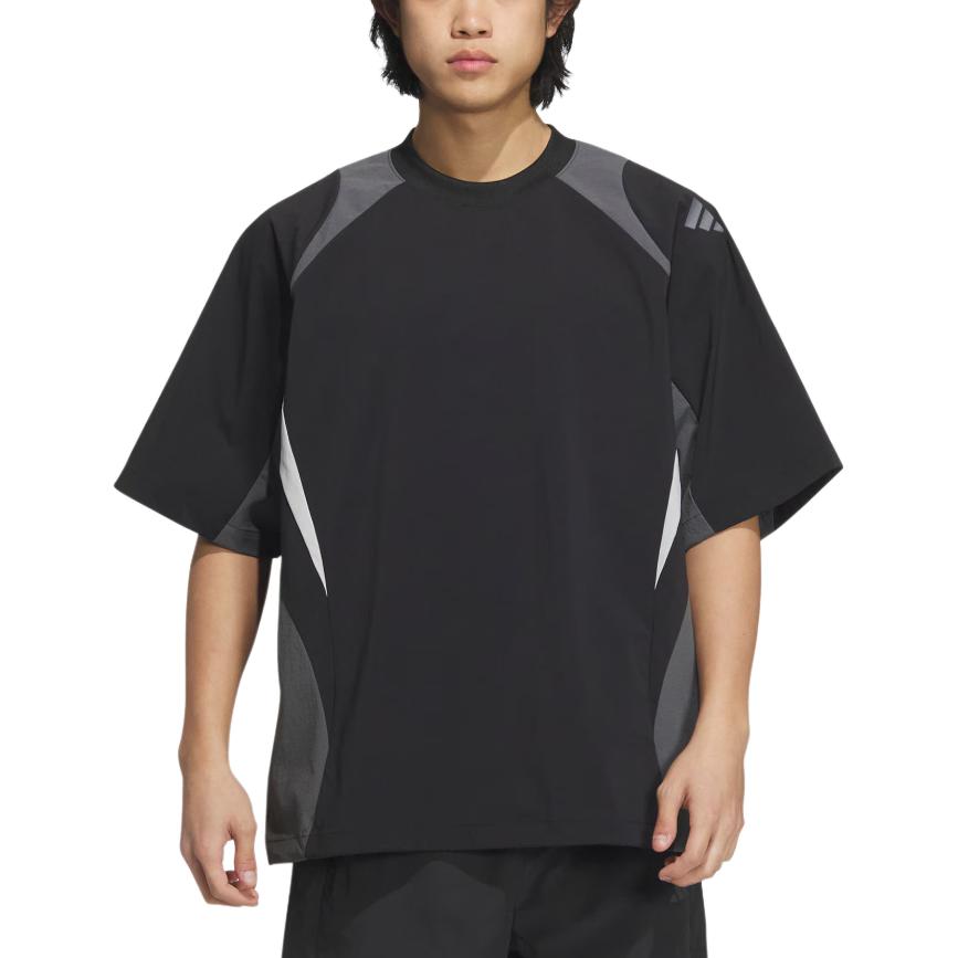 Adidas T Shirts Men's Black Crew Neck Moderate JI8729
